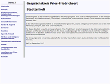 Tablet Screenshot of gespraechskreis-pf.de